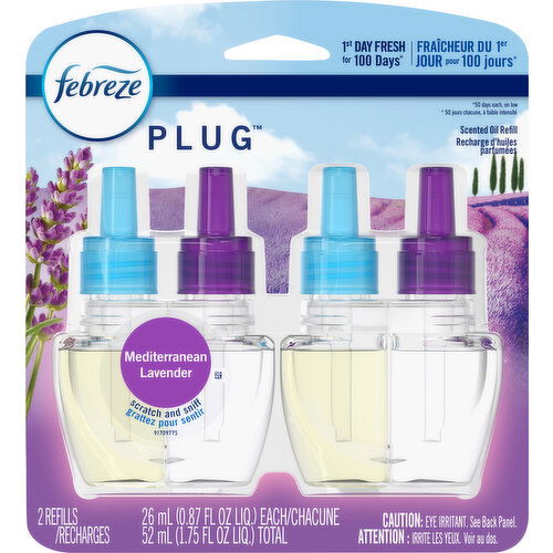 Febreze Scented Oil Refill, Mediterranean Lavender