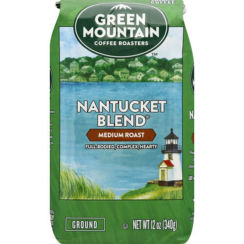 Green Mountain Coffee Coffee, Ground, Medium Roast, Nantucket Blend