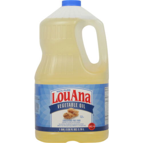 LouAna Vegetable Oil, 100% Pure