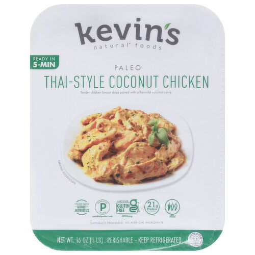 Kevin's Natural Foods Coconut Chicken, Thai-Style, Mild