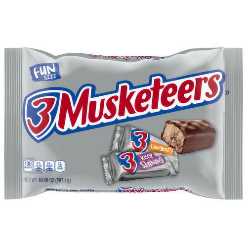 3 Musketeers 3 MUSKETEERS Fun Size Milk Chocolate Candy Bars