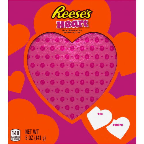 Reese's Heart, Milk Chocolate & Peanut Butter