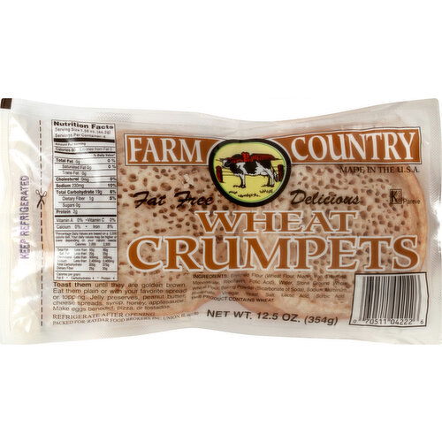 Farm Country Crumpets, Wheat