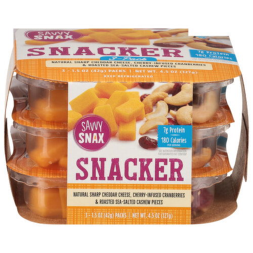 Savvy Snax Snackers, 3-Pack