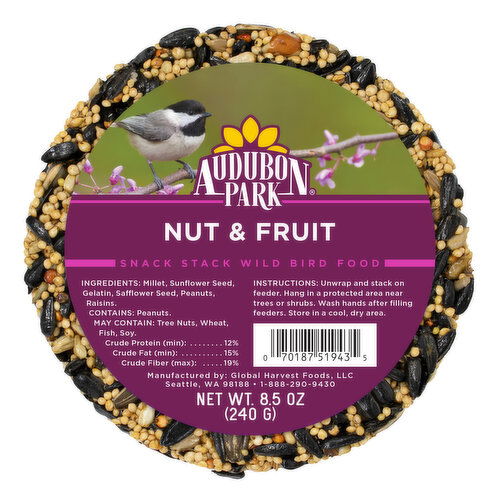 Audubon Park Snack Stack Wild Bird Food