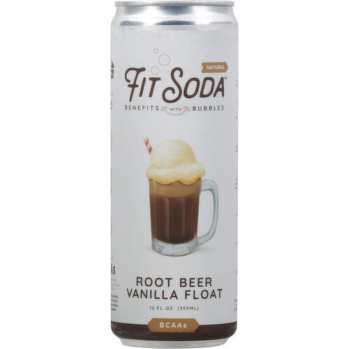 Fit Soda Root Beer, Vanilla Float