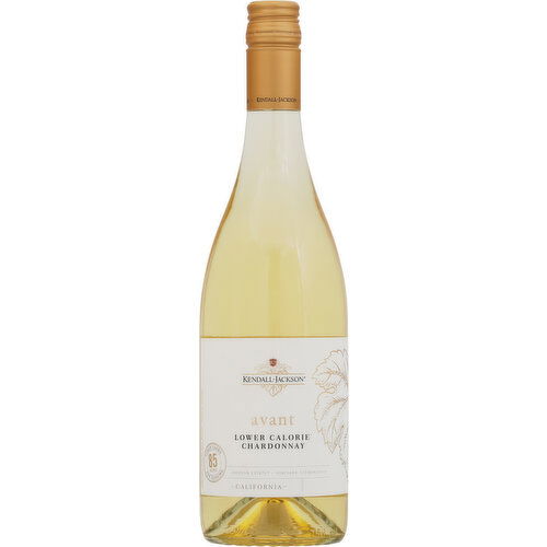 Kendall-Jackson Chardonnay, Lower Calorie, Avant, California