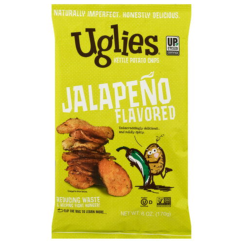 Uglies Kettle Potato Chips, Jalapeno Flavored