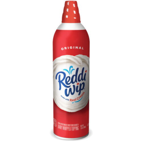 Reddi Wip Original Whipped Topping Made with Real Cream - 13 Ounce