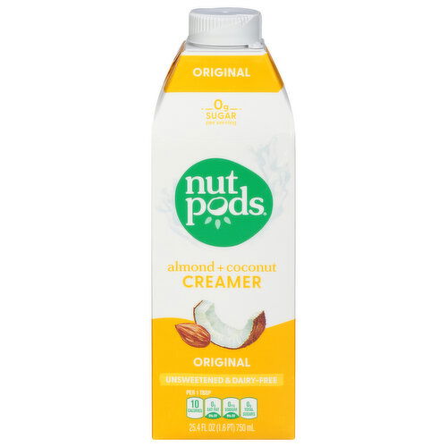 Nutpods Creamer, Almond + Coconut, Original