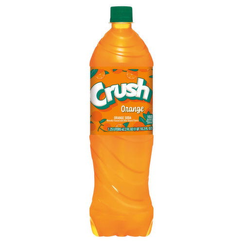 Crush Soda, Orange - 42.2 Fluid Ounce