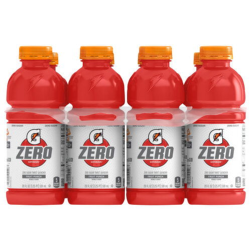 Gatorade Thirst Quencher, Fruit Punch, Zero Sugar