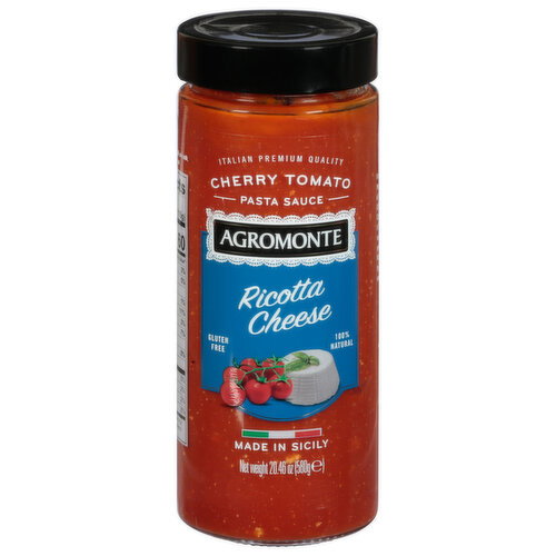 Agromonte Pasta Sauce, Cherry Tomato, Ricotta Cheese Image 1 of 3