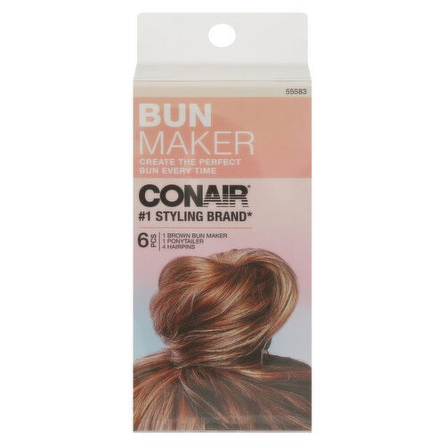 Conair Bun Maker, Brown