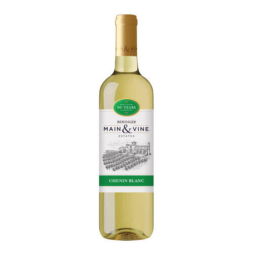 Beringer Main & Vine Chenin Blanc California White Wine, 750 ml    