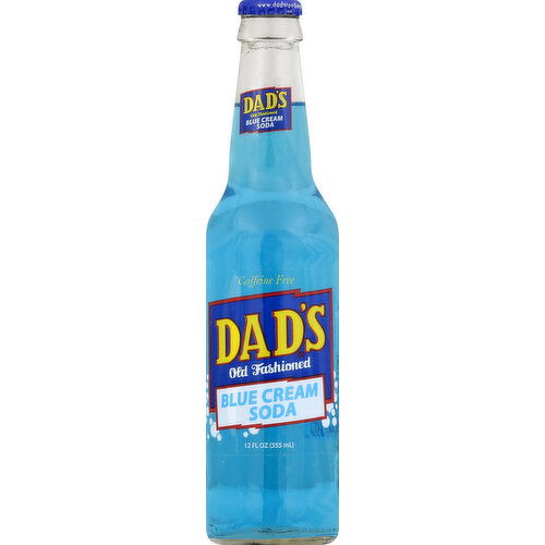 Dad's Cream Soda, Blue - 12 Ounce
