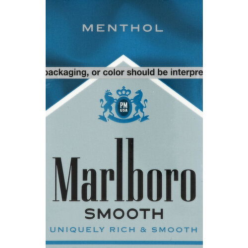 Marlboro Cigarettes, Menthol, Smooth