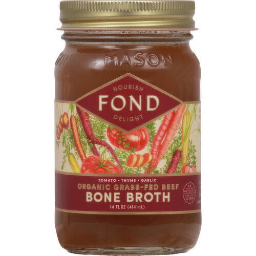 Fond Bone Broth, Organic, Grass-Fed Beef