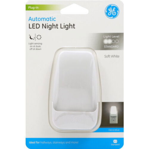 GE LED Night Light, Automatic, Soft White