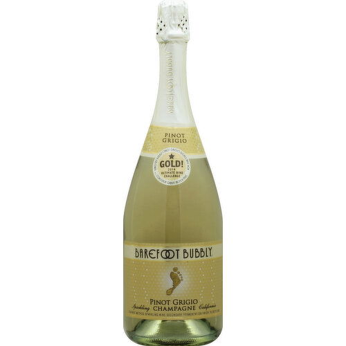 Barefoot Bubbly Pinot Grigio Champagne Sparkling Wine 750ml