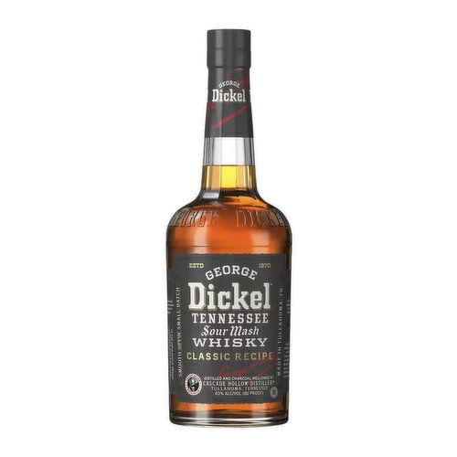 George Dickel Sour Mash Classic Recipe Tennessee Whiskey, 750 ml    