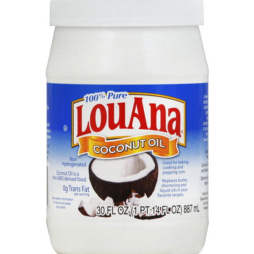 LouAna Coconut Oil, 100% Pure