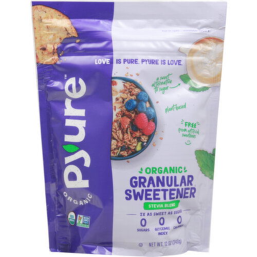 Pyure Granular Sweetener, Organic, Stevia Blend