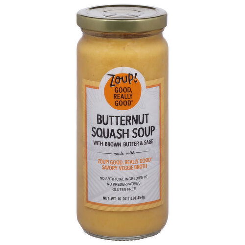 Zoup! Butternut Squash Soup with Brown Butter & Sage - 16 Ounce