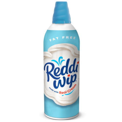 Reddi Wip Fat Free Whipped Topping Made with Real Cream