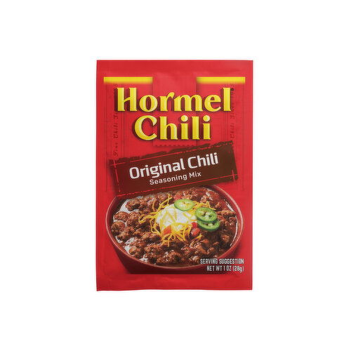 Hormel Experience the iconic flavor of Hormel's Original Chili in a convenient dry mix. Perfect for chili lovers, this versatile seasoning brings the beloved taste to all your dishes with ease.