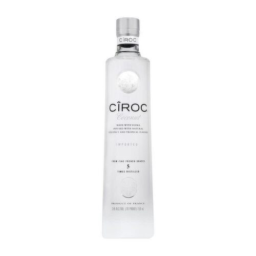 Ciroc Coconut Flavored Vodka, 750 ml    