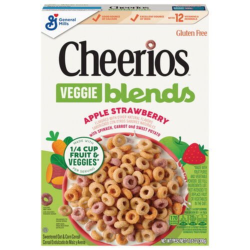 Cheerios Cereal, Gluten Free, Apple Strawberry