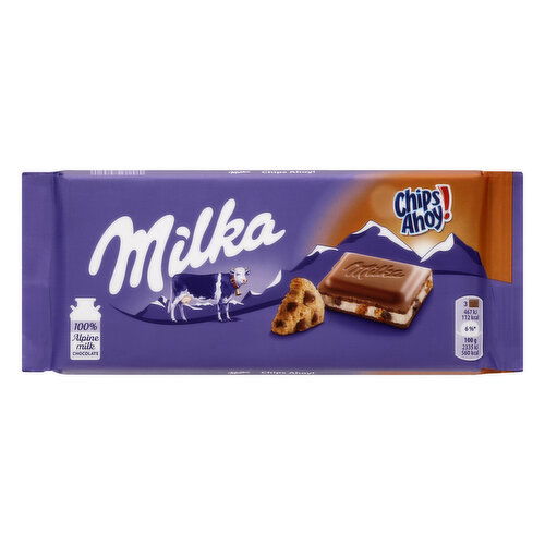 Milka Chocolate, Chips Ahoy - 3.5 Ounce