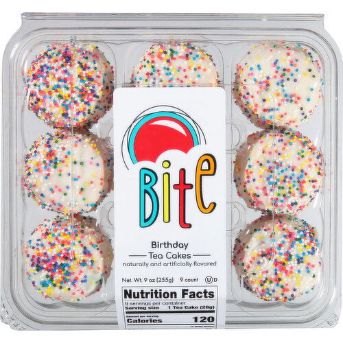 Bite Tea Cakes, Birthday