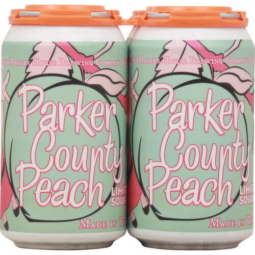 Martin House Brewing Company Beer, Parker County Peach