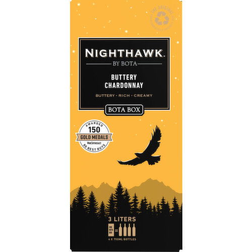 Bota Box Nighthawk Gold Buttery Chardonnay White Wine