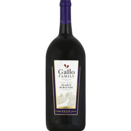 Gallo Family Vineyards Hearty Burgundy Red Wine 1.5L