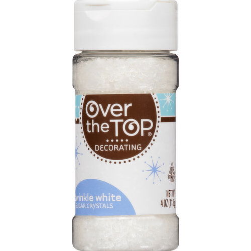 Over the Top Sugar Crystals, Twinkle White