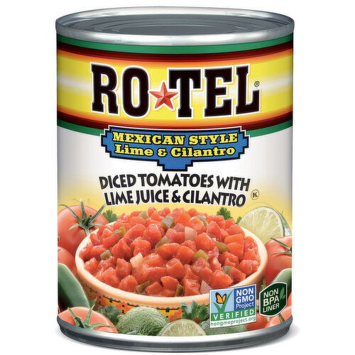 RO*TEL Mexican Style Lime and Cilantro Diced Tomatoes and Green Chilies