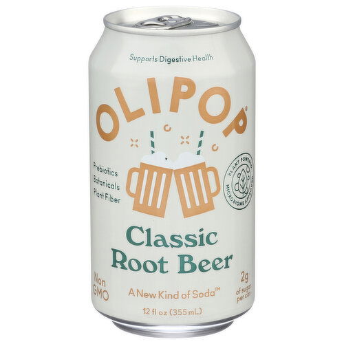 Olipop Soda, Classic Root Beer