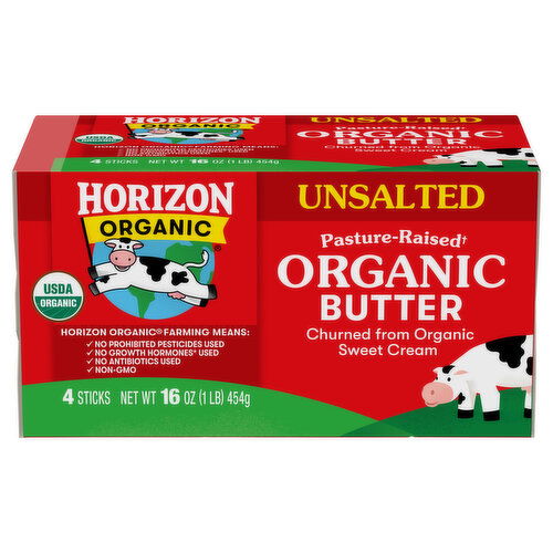 Horizon Organic Butter, Organic, Unsalted