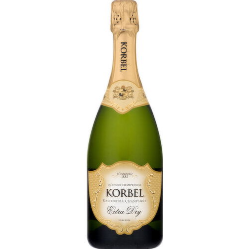 Korbel Champagne, Extra Dry, California