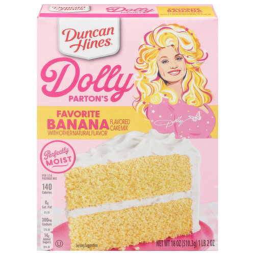 Duncan Hines Cake Mix, Dolly Parton's, Favorite Banana