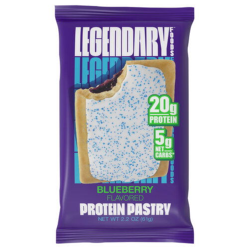 Legendary Foods Protein Pastry, Blueberry Flavored