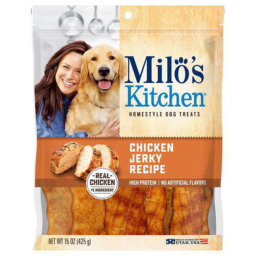 Milo's Kitchen Dog Treats, Chicken Jerky Recipe