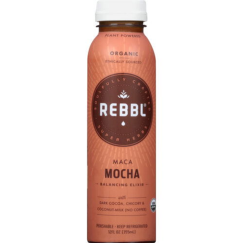 REBBL Balancing Elixir, Organic, Maca Mocha