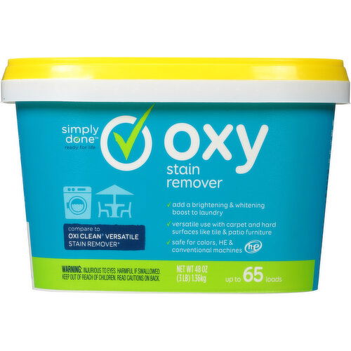 Simply Done Stain Remover, Oxy