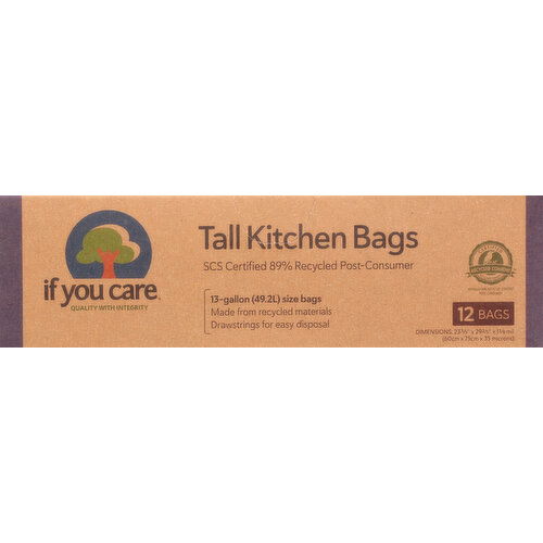 If You Care Tall Kitchen Bags