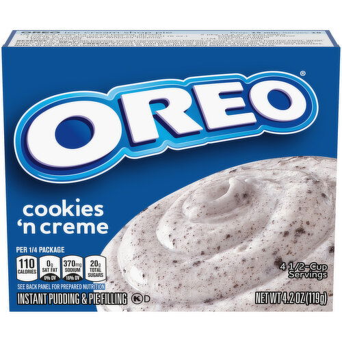 Oreo Cookies 'n Creme Instant Pudding & Pie Filling Mix