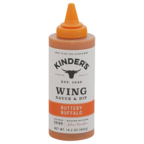 Kinder's Sauce & Dip, Wing, Buttery Buffalo